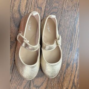 Cat & Jack Shimmering Gold Dress Shoes